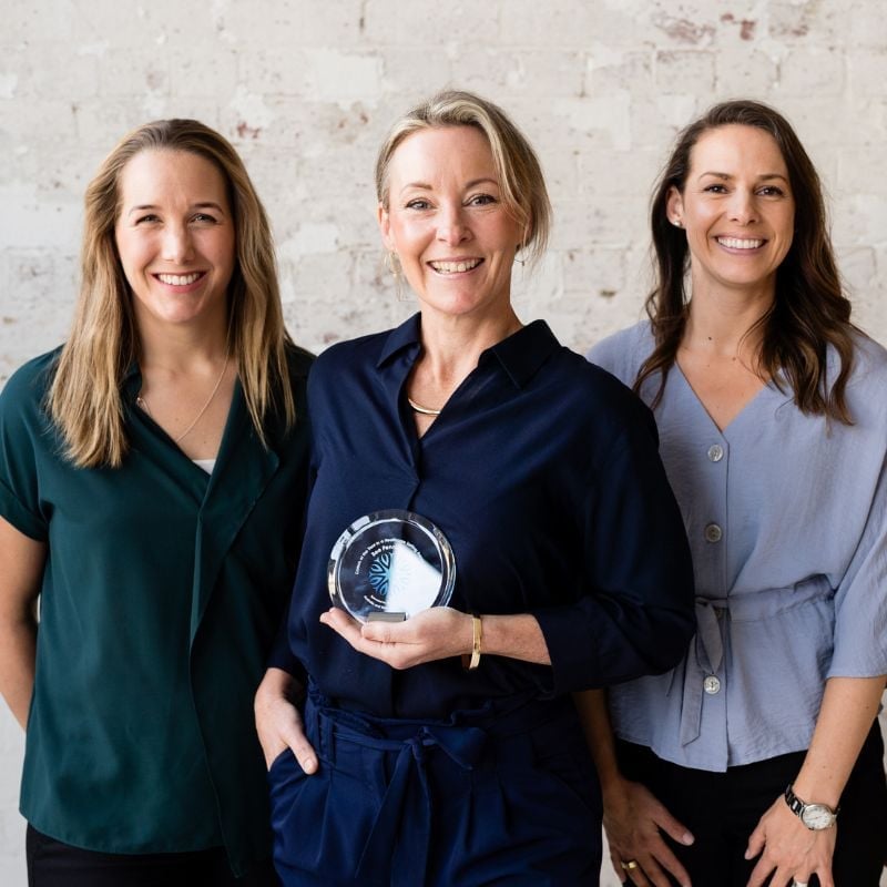 Why our coaches Three accredited health coaches, one proudly holding her award