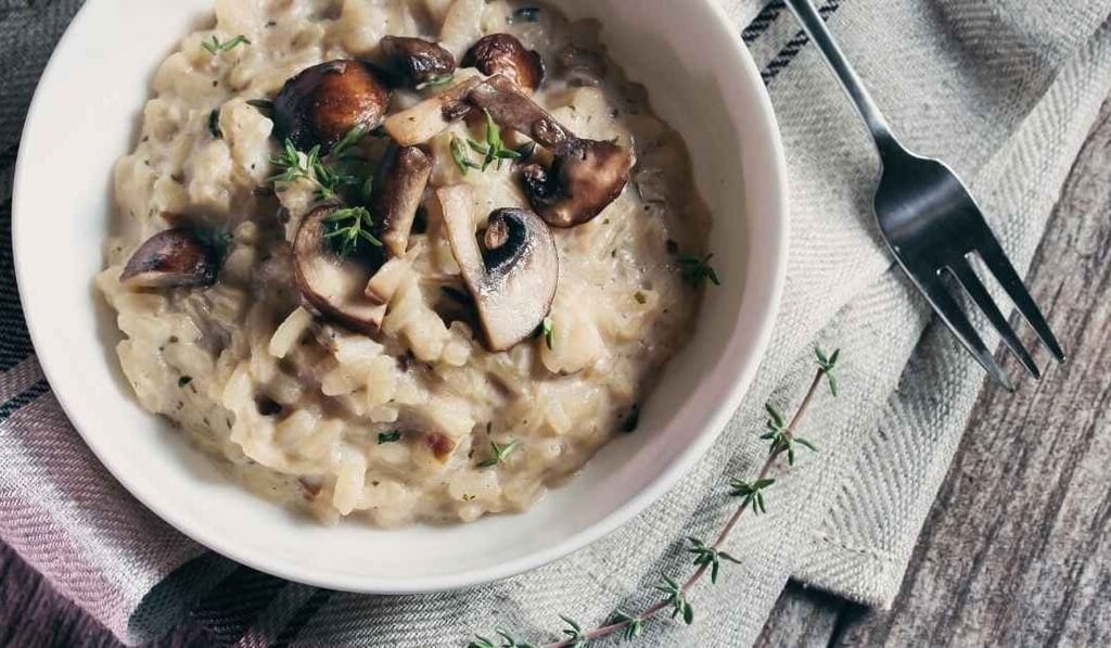 Jessica’s immune-boosting mushroom risotto recipe