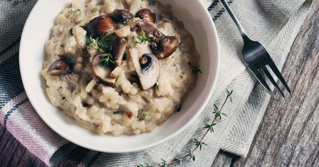 Jessica’s immune-boosting mushroom risotto recipe