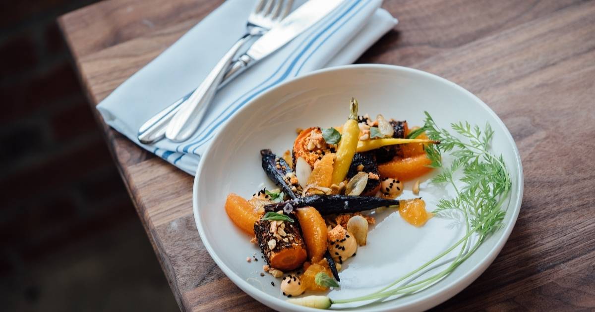 plate of fresh healthy real food served at melbourne restaurant